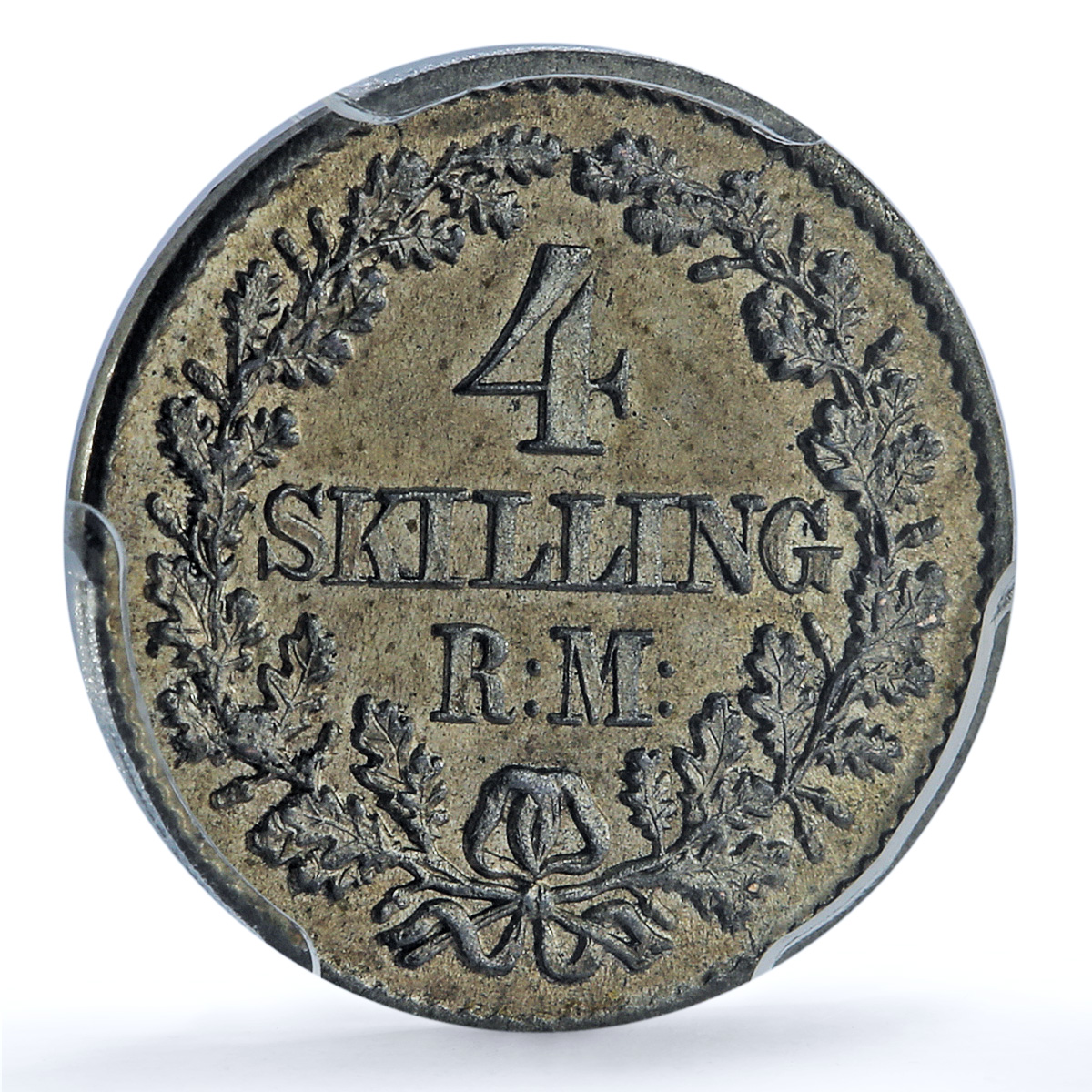 Denmark 4 skilling King Christian IX Coinage KM-775 MS63 PCGS billon coin 1874 Denmark 4 skilling King Christian IX Coinage KM-775 MS63 PCGS billon coin 1874