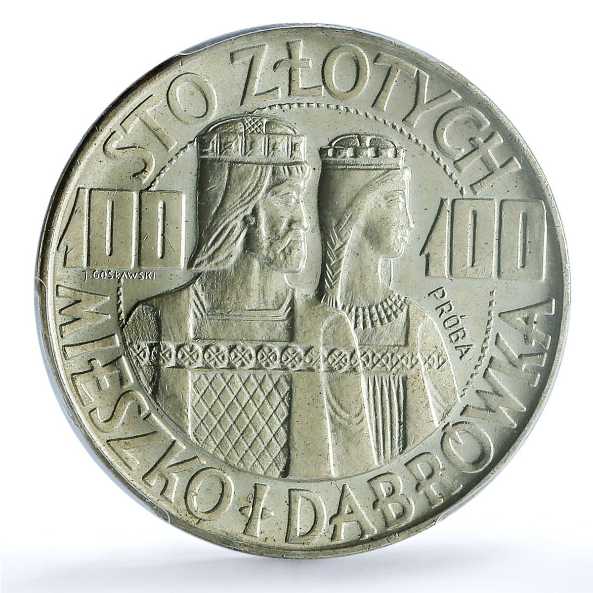 Poland 100 zlotych Polish Millennium History Probe SP64 PCGS silver coin 1966 Poland 100 zlotych Polish Millennium History Probe SP64 PCGS silver coin 1966