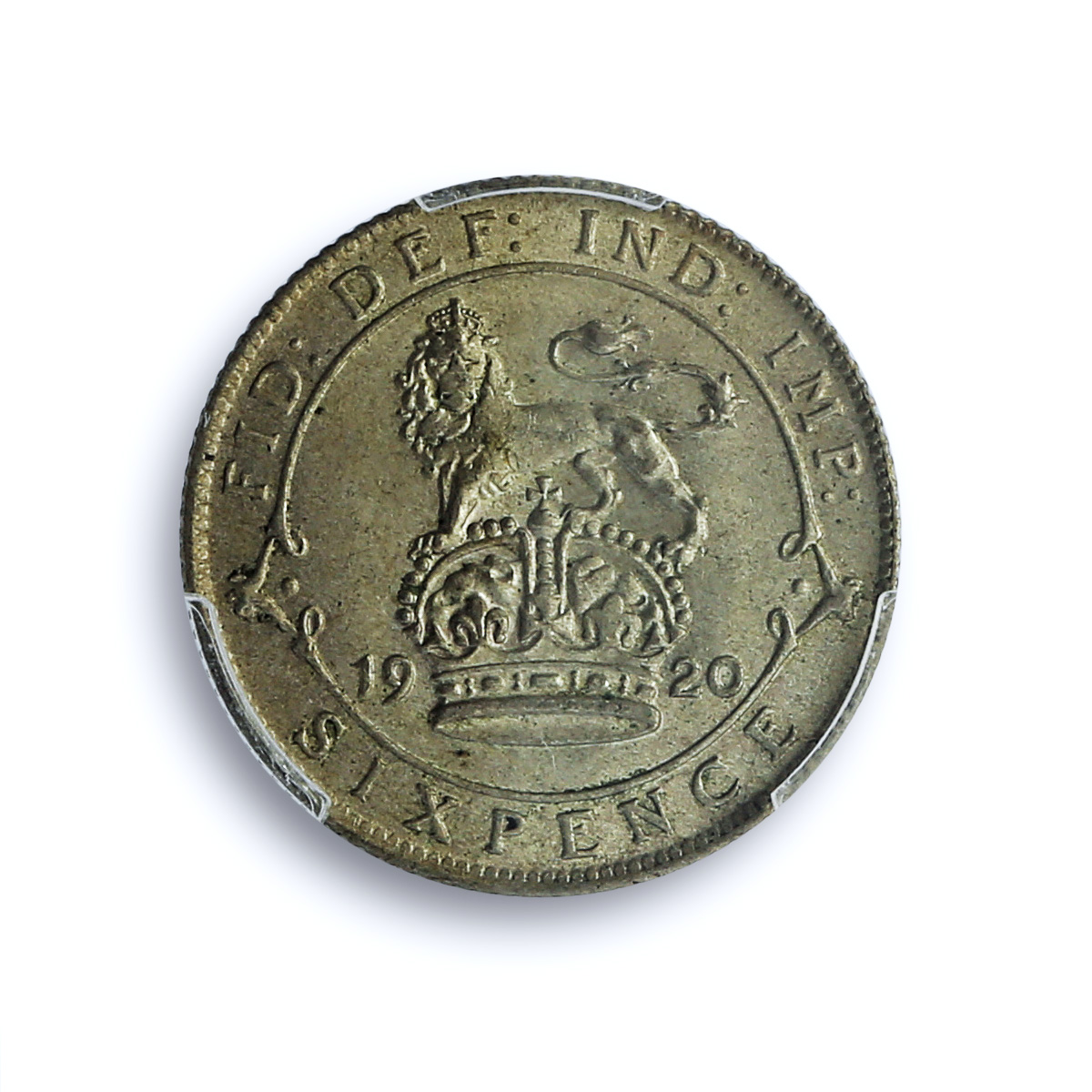 Great Britain 6 pence King George V Coinage KM-815a MS64 PCGS silver coin 1920 Great Britain 6 pence King George V Coinage KM-815a MS64 PCGS silver coin 1920