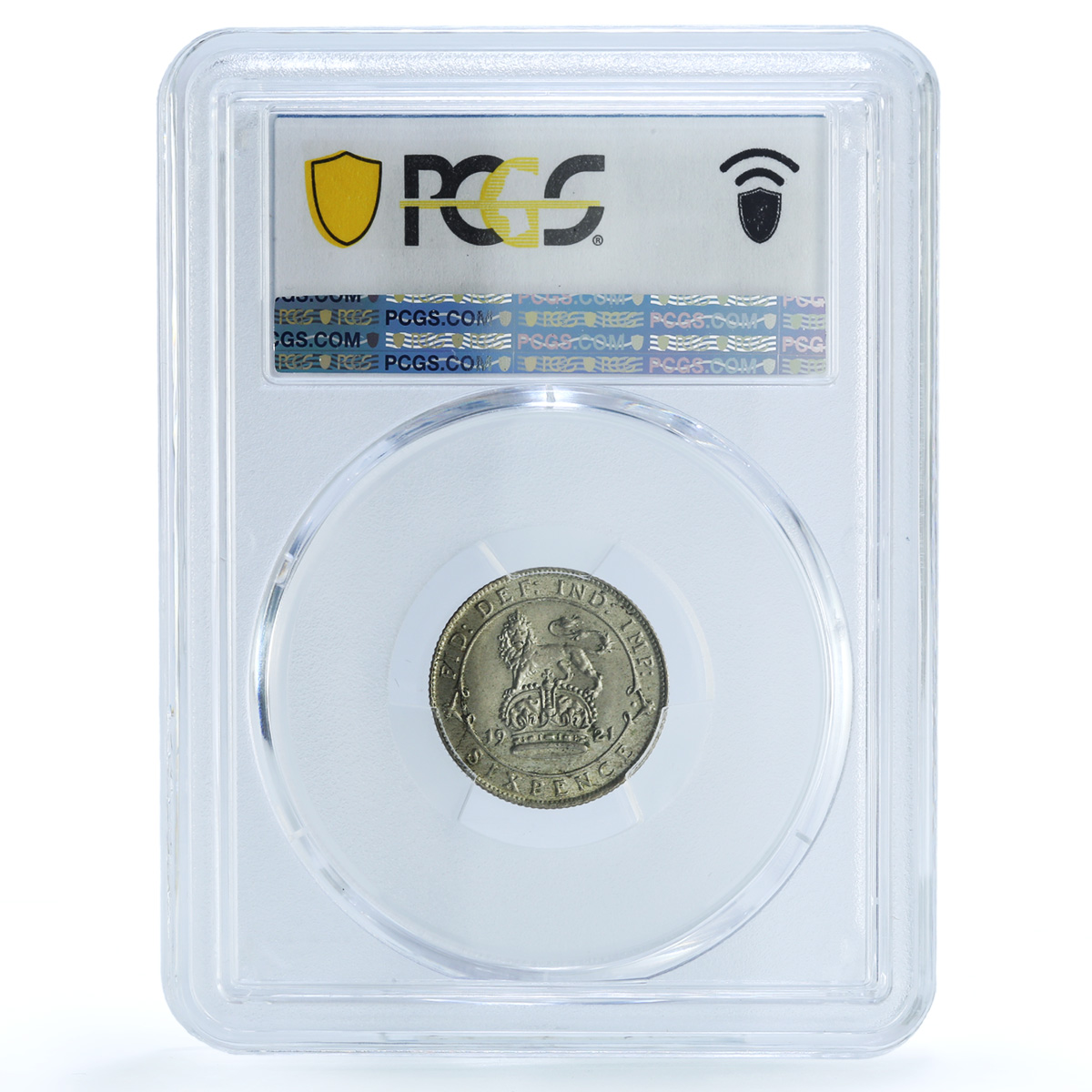 Great Britain 6 pence King George V Coinage KM-815a MS64 PCGS silver coin 1921 Great Britain 6 pence King George V Coinage KM-815a MS64 PCGS silver coin 1921