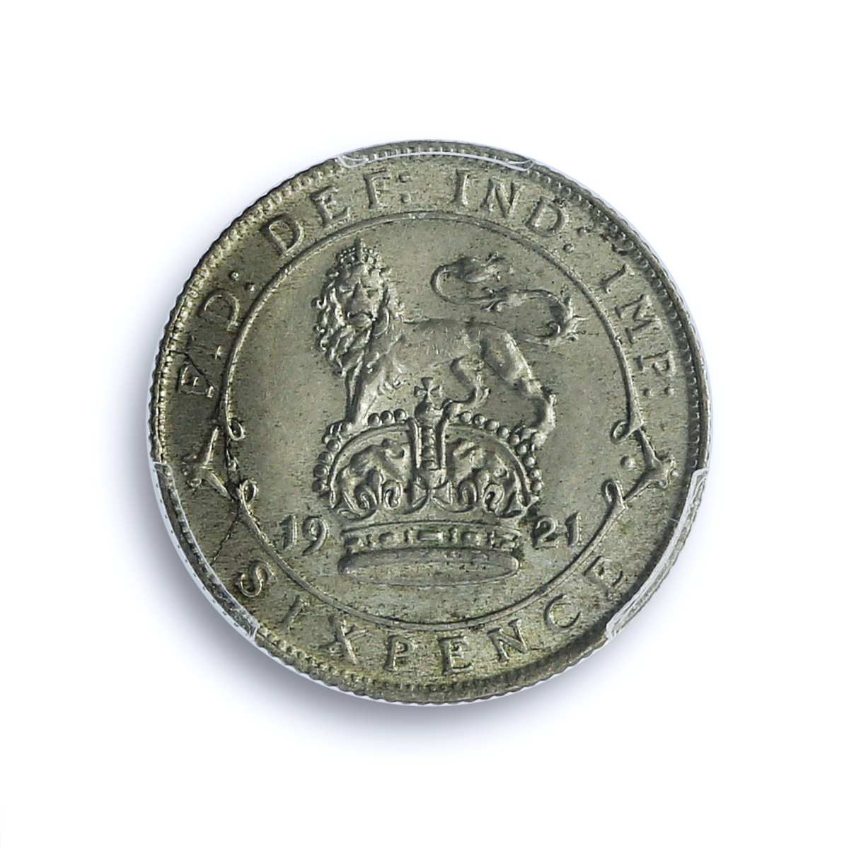Great Britain 6 pence King George V Coinage KM-815a MS64 PCGS silver coin 1921 Great Britain 6 pence King George V Coinage KM-815a MS64 PCGS silver coin 1921