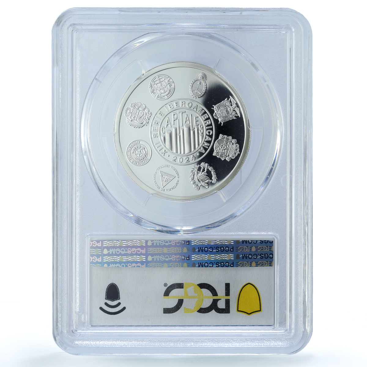 Spain Ibero-American Series XIII Capitals Cities PR70 PCGS silver medal 2024 Spain Ibero-American Series XIII Capitals Cities PR70 PCGS silver medal 2024