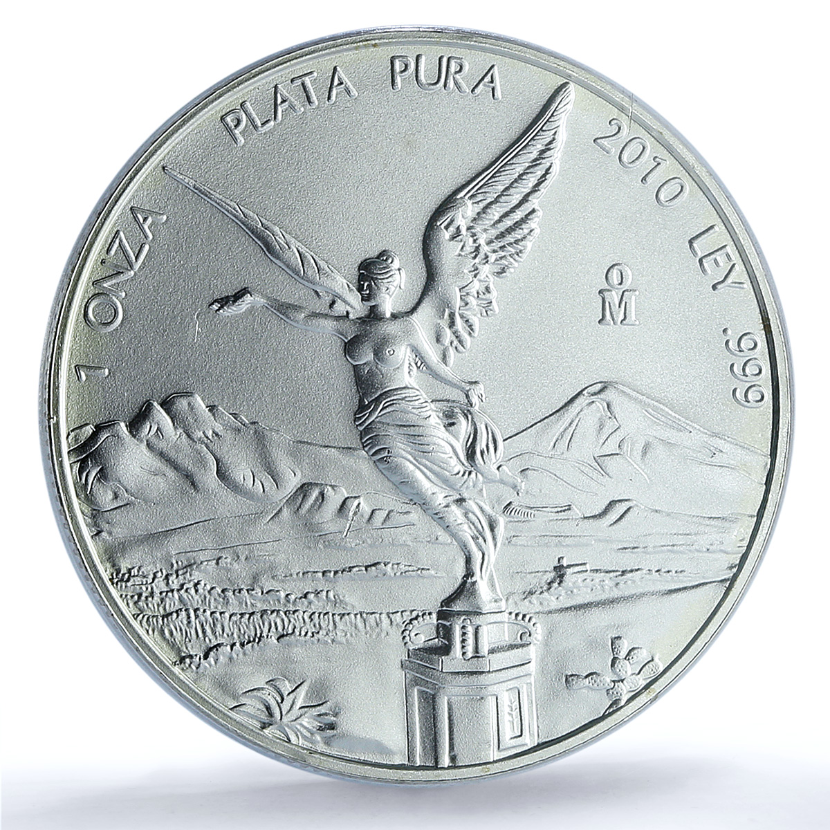 Mexico 1 onza Libertad Angel of Independence KM-639 MS 69 PCGS silver coin 2010 Mexico 1 onza Libertad Angel of Independence KM-639 MS 69 PCGS silver coin 2010