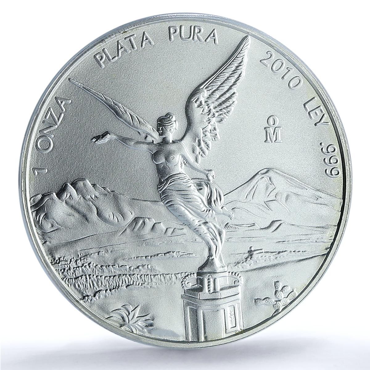 Mexico 1 onza Libertad Angel of Independence KM-639 MS 69 PCGS silver coin 2010 Mexico 1 onza Libertad Angel of Independence KM-639 MS 69 PCGS silver coin 2010