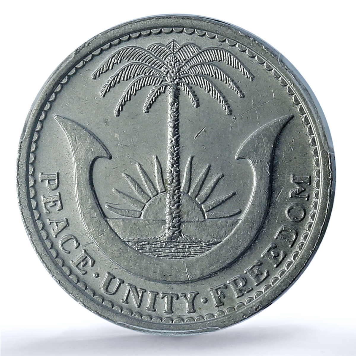 Nigeria Biafra 2,5 shillings Republic Coinage KM-4 MS62 PCGS aluminum coin 1969 Nigeria Biafra 2,5 shillings Republic Coinage KM-4 MS62 PCGS aluminum coin 1969