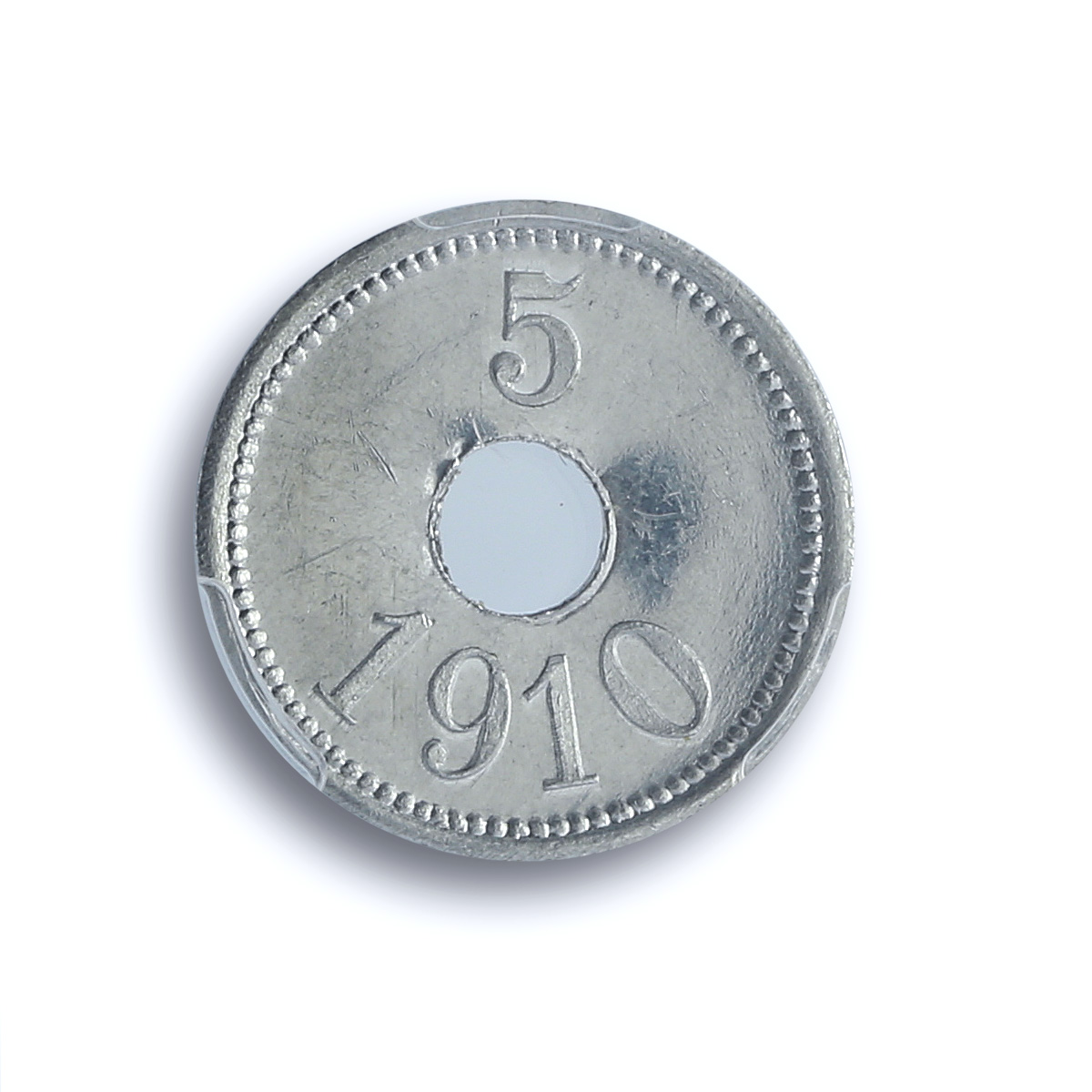 Denmark Greenland 5 ore Thule-Kap York KM-Tn5.1 MS63 PCGS aluminum coin 1910 Denmark Greenland 5 ore Thule-Kap York KM-Tn5.1 MS63 PCGS aluminum coin 1910