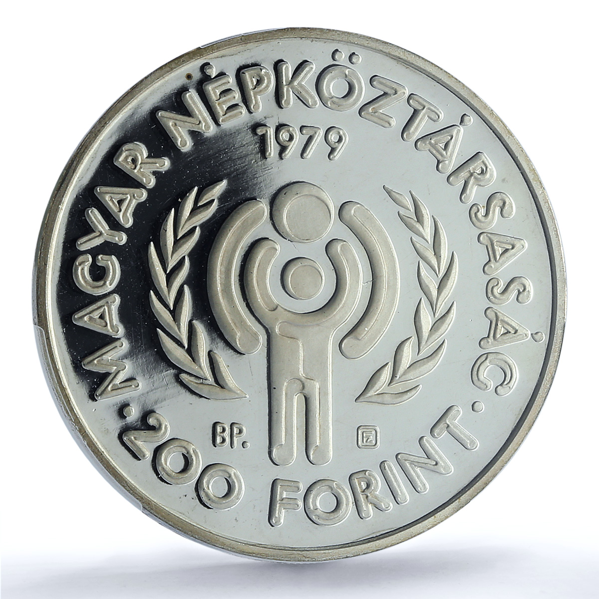 Hungary 200 HUF UNICEF Save the Children Child Year Piefort PR68 PCGS coin 1979 Hungary 200 HUF UNICEF Save the Children Child Year Piefort PR68 PCGS coin 1979