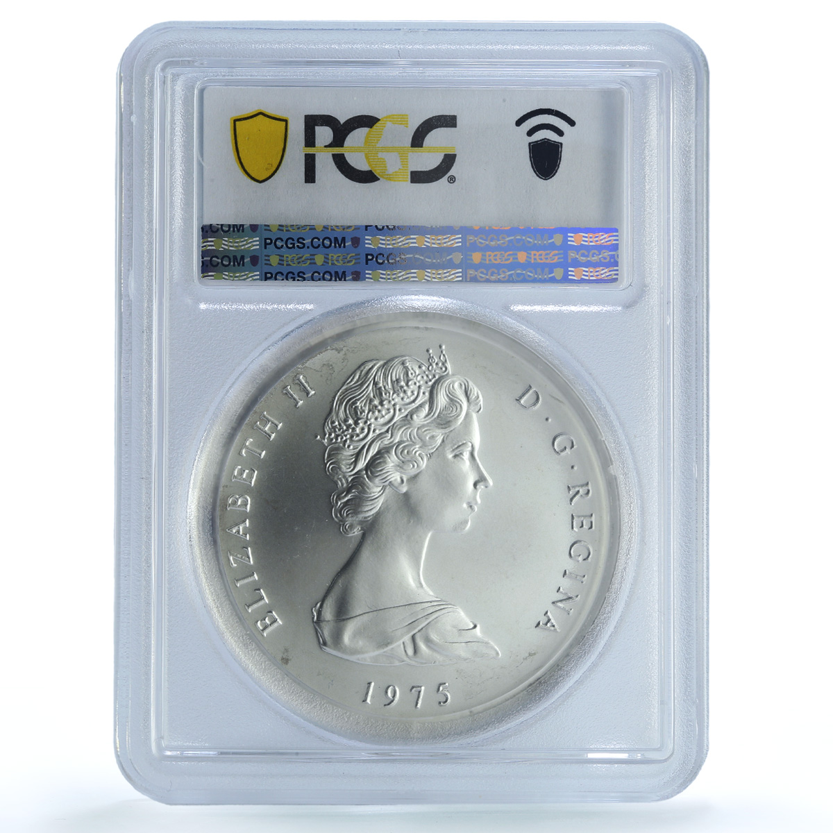 Turks and Caicos Islands 20 crowns Columbus KM-8 Ship MS69 PCGS silver coin 1975 Turks and Caicos Islands 20 crowns Columbus KM-8 Ship MS69 PCGS silver coin 1975