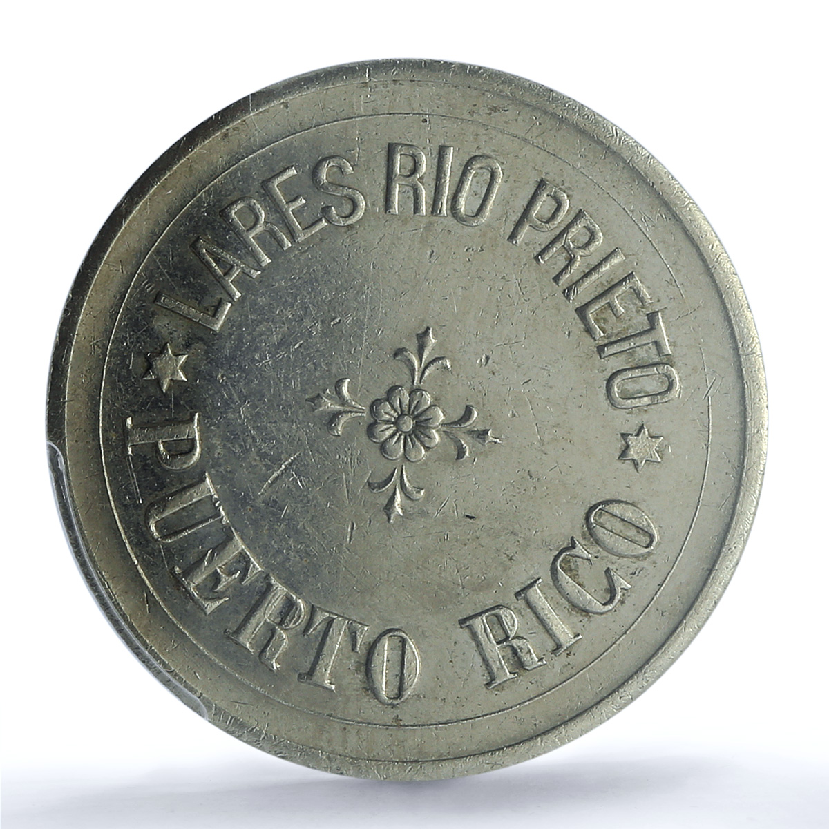 Puerto Rico Lares Rio 2 tk Margarita Magraner Rulau AU55 PCGS token coin 1900 Puerto Rico Lares Rio 2 tk Margarita Magraner Rulau AU55 PCGS token coin 1900