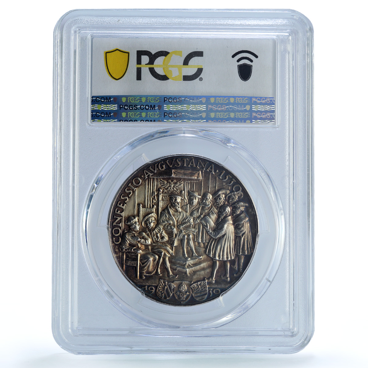 Germany Augsburg Confession Melanchton Luther Matte SP63 PCGS silver medal 1930 Germany Augsburg Confession Melanchton Luther Matte SP63 PCGS silver medal 1930