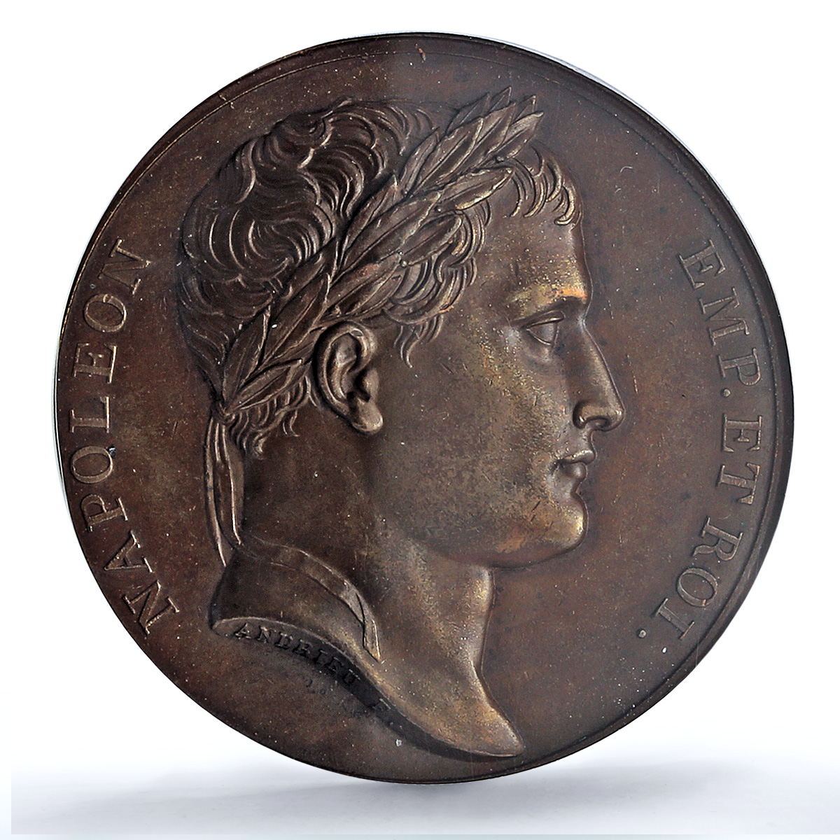 France Napoleon Ourcq Canal History Bramsen-868 SP63 PCGS bronze medal 1809 France Napoleon Ourcq Canal History Bramsen-868 SP63 PCGS bronze medal 1809