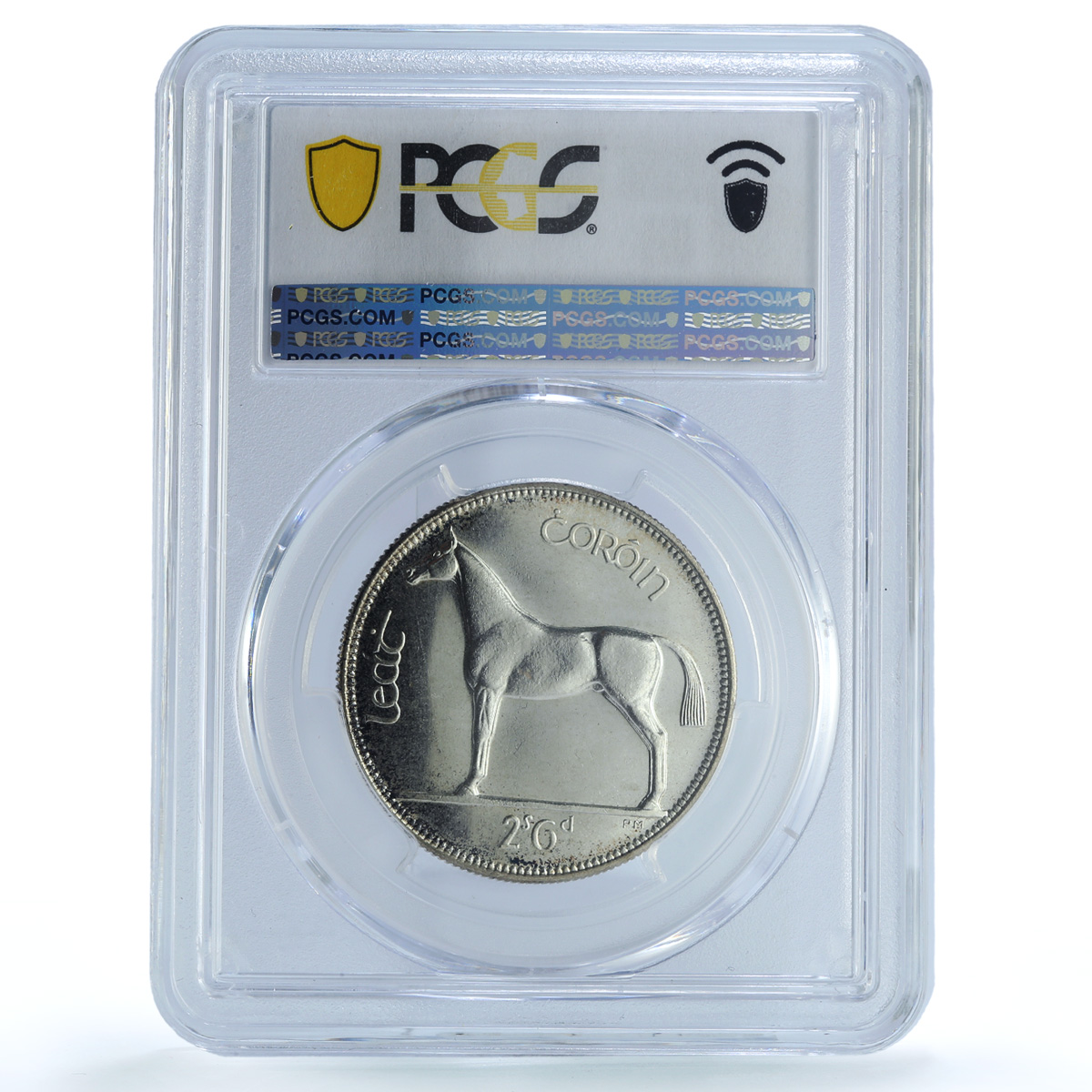 Ireland 1/2 crown 2Sh/6P Free State Coinage Horse PR65 PCGS silver coin 1928 Ireland 1/2 crown 2Sh/6P Free State Coinage Horse PR65 PCGS silver coin 1928