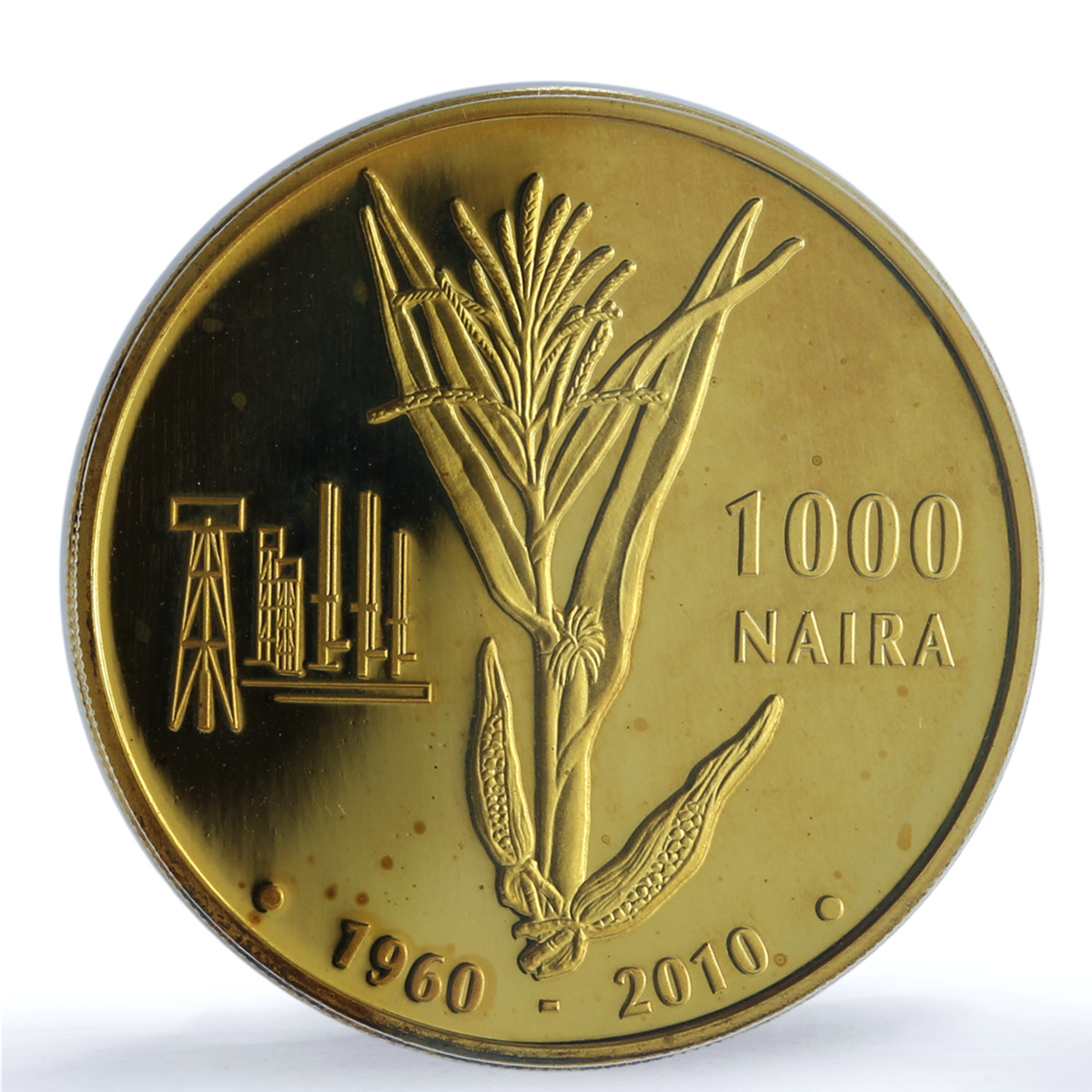 Nigeria 1000 naira Independence Anniversary History PR68 PCGS silver coin 2010 Nigeria 1000 naira Independence Anniversary History PR68 PCGS silver coin 2010