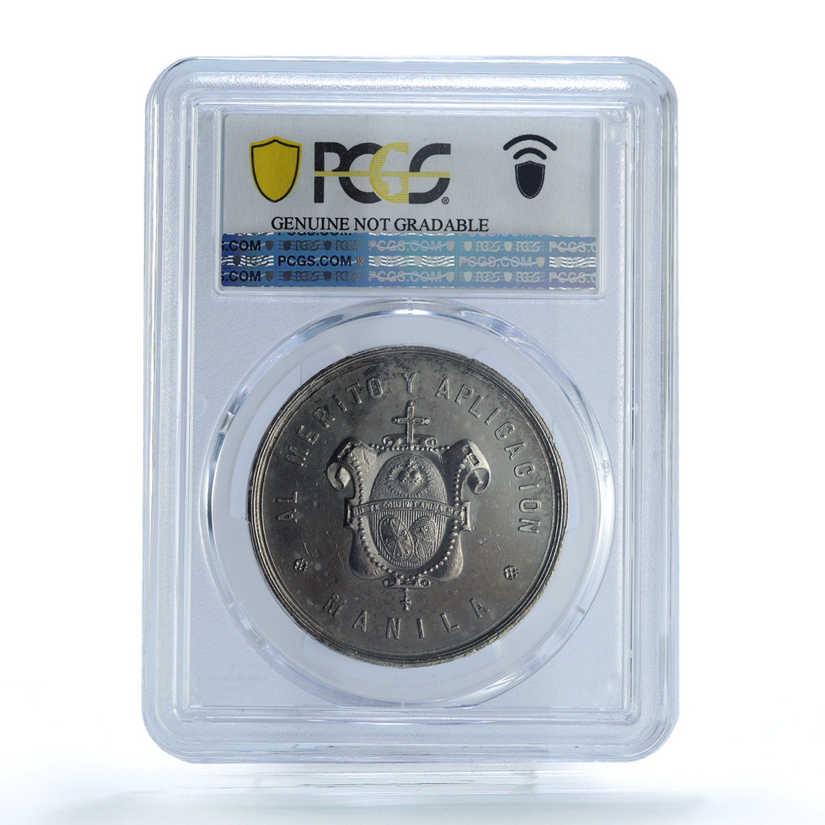 Philippines Santa Teresa 100th Anniversary Religion AU PCGS silver medal 1882 Philippines Santa Teresa 100th Anniversary Religion AU PCGS silver medal 1882