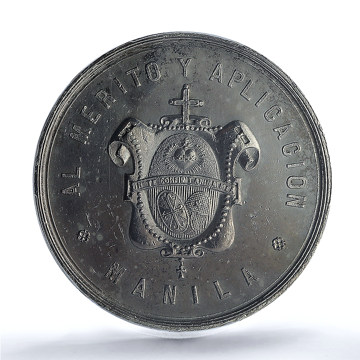 Philippines Santa Teresa 100th Anniversary Religion AU PCGS silver medal 1882 Philippines Santa Teresa 100th Anniversary Religion AU PCGS silver medal 1882
