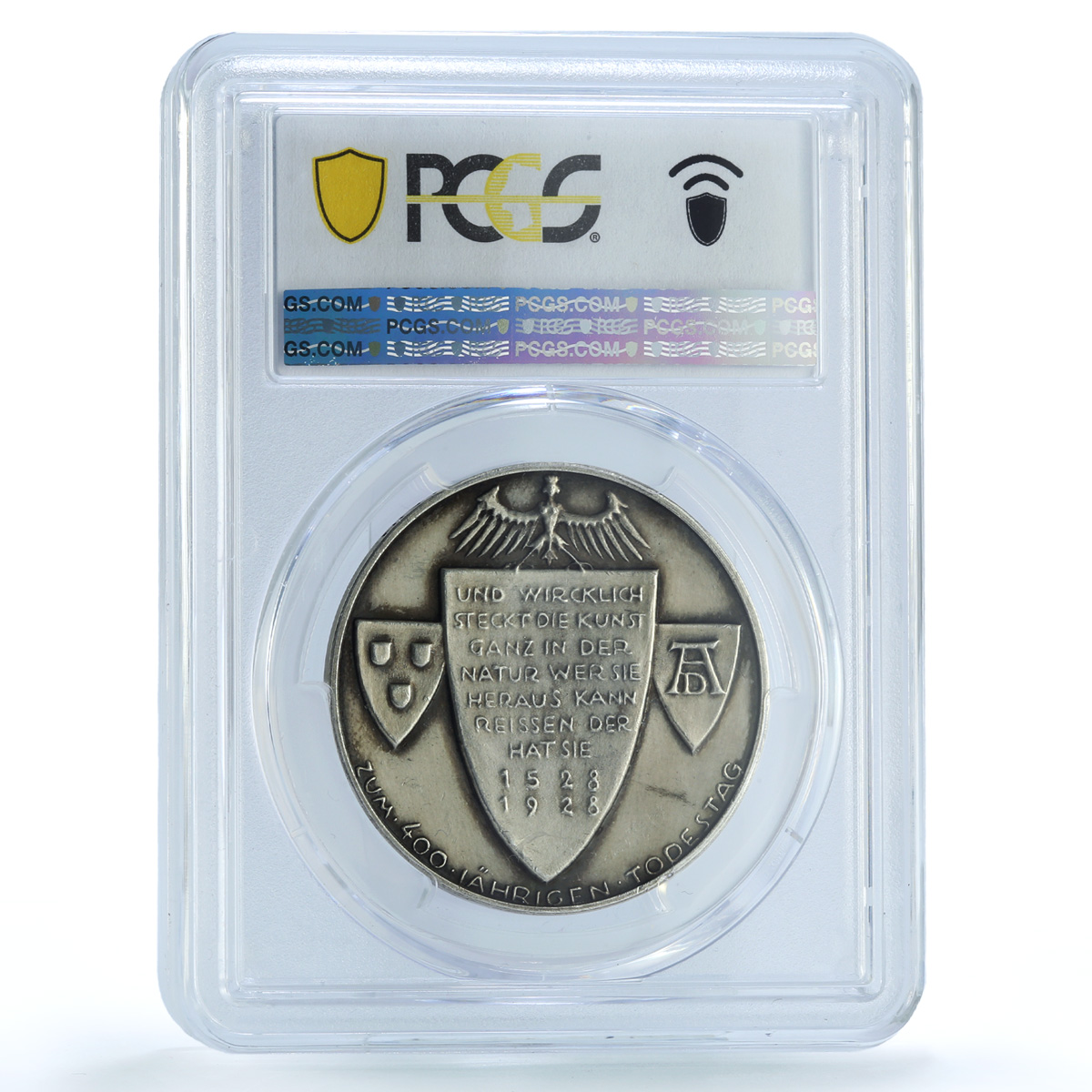 Germany Weimar Albrecht Durer Mende-138 Erlanger-955 MS62 PCGS silver medal 1928 Germany Weimar Albrecht Durer Mende-138 Erlanger-955 MS62 PCGS silver medal 1928