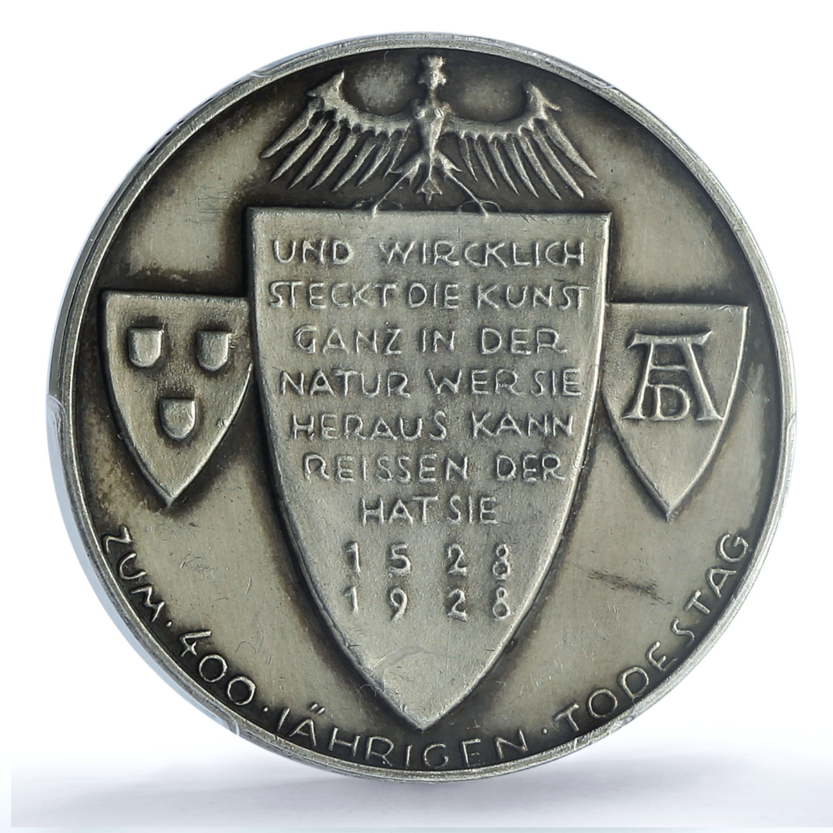 Germany Weimar Albrecht Durer Mende-138 Erlanger-955 MS62 PCGS silver medal 1928 Germany Weimar Albrecht Durer Mende-138 Erlanger-955 MS62 PCGS silver medal 1928