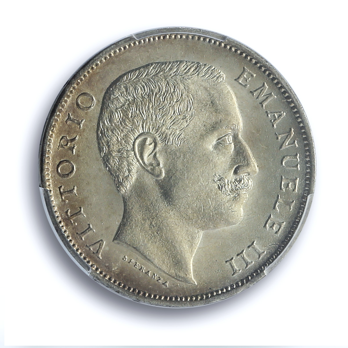 Italy 1 lira King Victor Emmanuel III Coinage KM-32 MS64 PCGS silver coin 1902 Italy 1 lira King Victor Emmanuel III Coinage KM-32 MS64 PCGS silver coin 1902