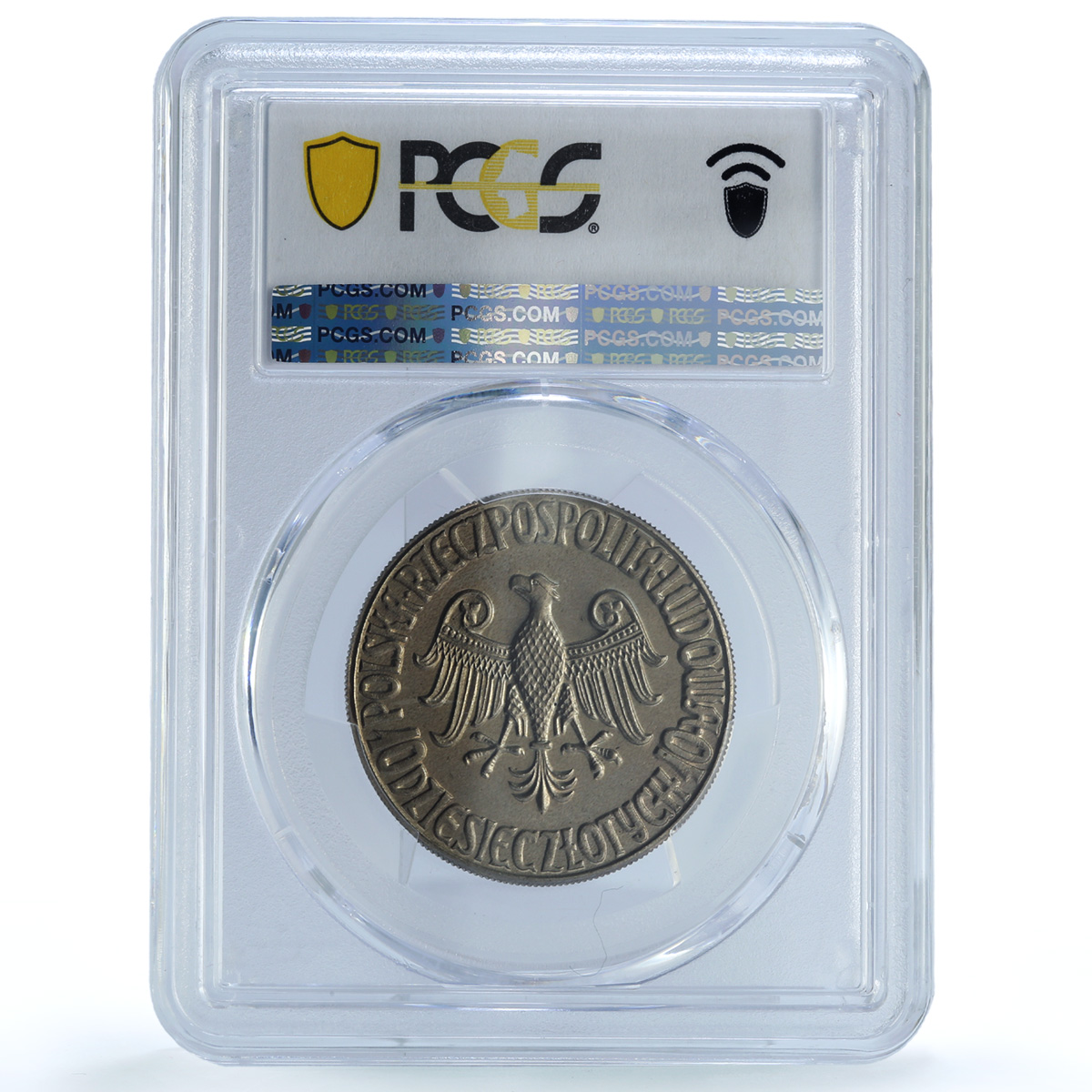 Poland 10 zlotych Kazimierz Wielki Jagiello University Proba SP65 PCGS coin 1964 Poland 10 zlotych Kazimierz Wielki Jagiello University Proba SP65 PCGS coin 1964