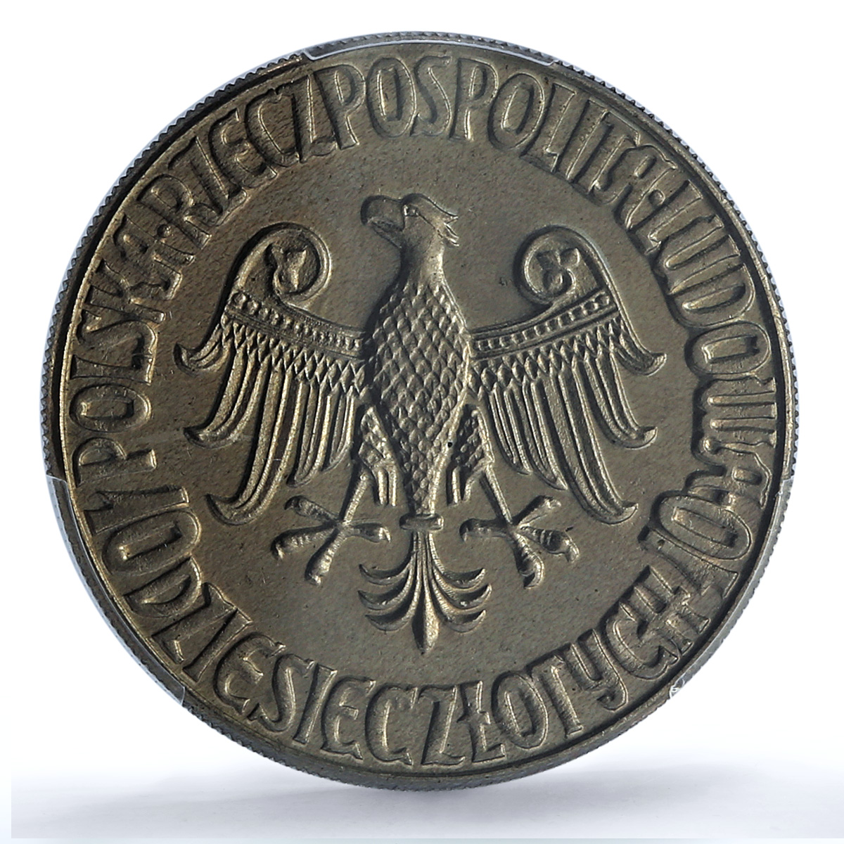 Poland 10 zlotych Kazimierz Wielki Jagiello University Proba SP65 PCGS coin 1964 Poland 10 zlotych Kazimierz Wielki Jagiello University Proba SP65 PCGS coin 1964