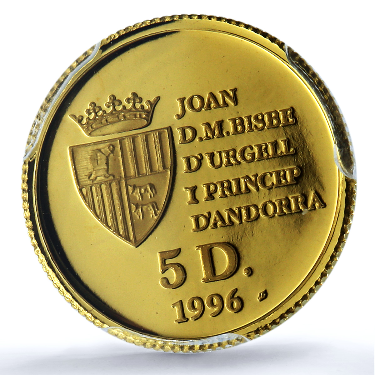 Andorra 5 diners Brown Bear KM-118 Wildlife Fauna PR 70 PCGS gold coin 1996 Andorra 5 diners Brown Bear KM-118 Wildlife Fauna PR 70 PCGS gold coin 1996