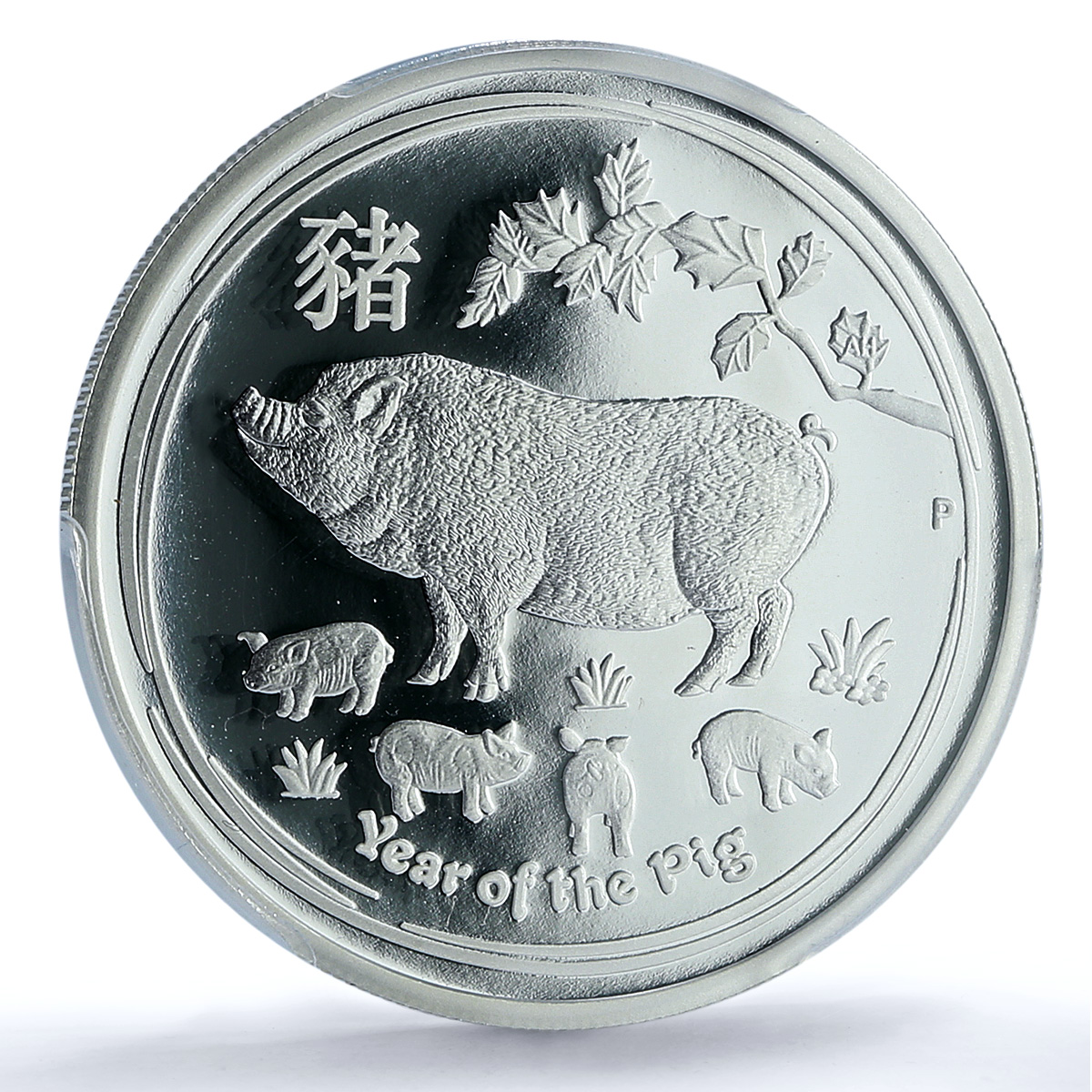 Australia 50 cents Year Pig KM-3626 Lunar Series 2 PR 69 PCGS silver coin 2019 Australia 50 cents Year Pig KM-3626 Lunar Series 2 PR 69 PCGS silver coin 2019
