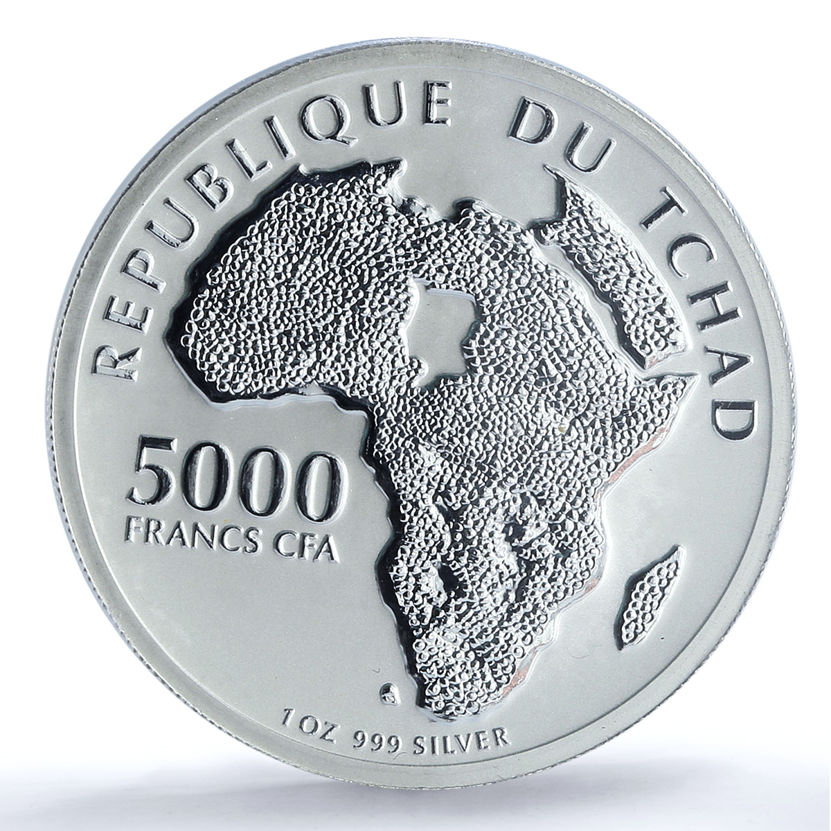 Chad 5000 francs Vladimir Lenin Revolutionary Communism PR 70 PCGS Ag coin 2020