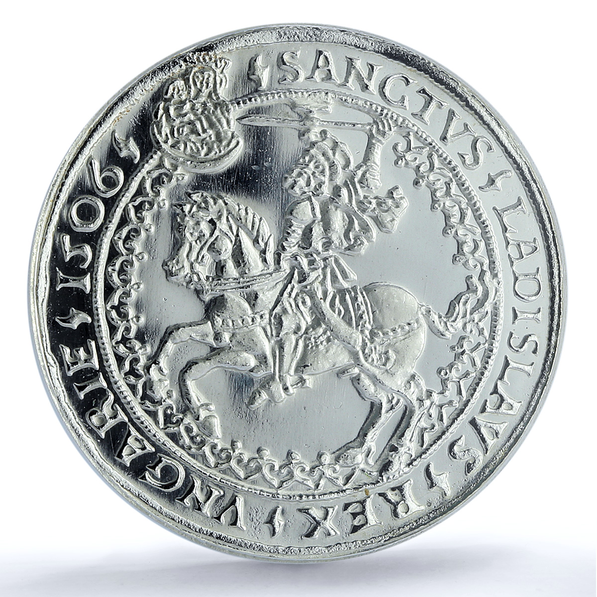 Hungary Ladislav II 1/2 Taler 1506 Restrike Husz-799 MS 68 PCGS silver coin 1972 Hungary Ladislav II 1/2 Taler 1506 Restrike Husz-799 MS 68 PCGS silver coin 1972