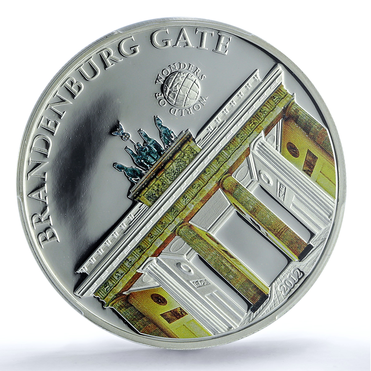 Palau 5 dollars Brandenburg Gate KM-415 Wonders PR 69 PCGS silver coin 2012 Palau 5 dollars Brandenburg Gate KM-415 Wonders PR 69 PCGS silver coin 2012