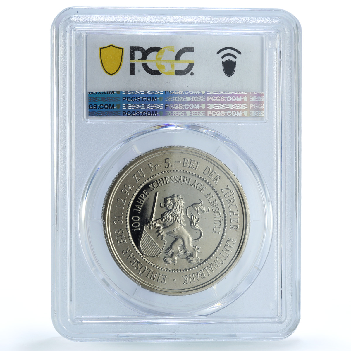 Switzerland 5 francs Albisgutli Shooting Festival H-57 PR 70 PCGS CuNi coin 1998 Switzerland 5 francs Albisgutli Shooting Festival H-57 PR 70 PCGS CuNi coin 1998