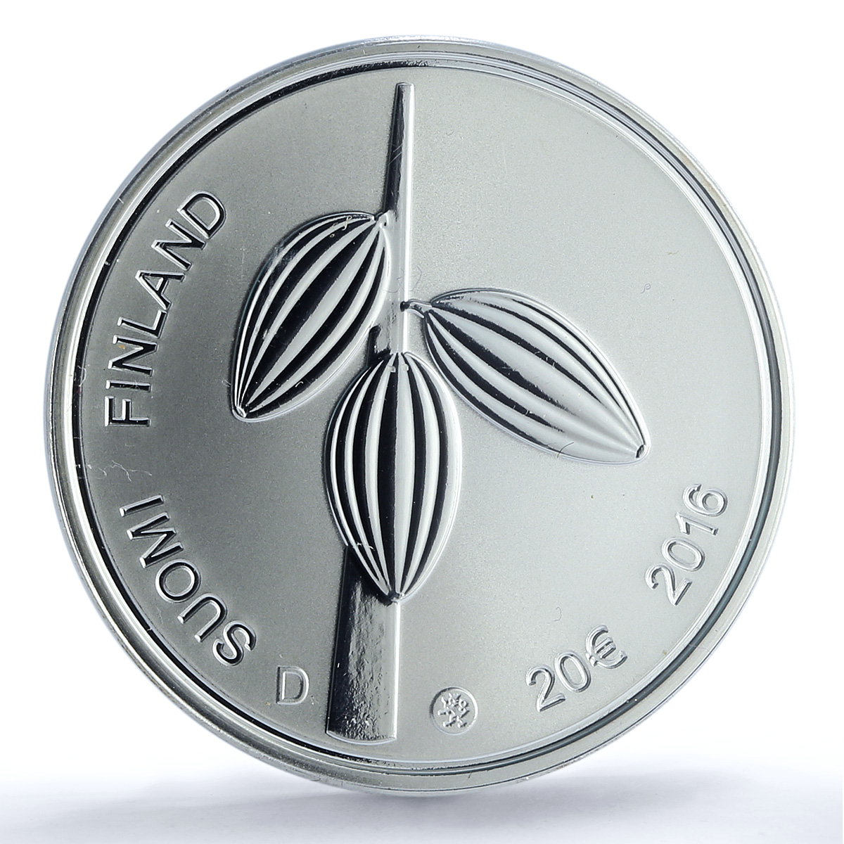 Finland 20 euros Karl Fazer KM-231 Cocoa Branch PR 70 PCGS silver coin 2016 Finland 20 euros Karl Fazer KM-231 Cocoa Branch PR 70 PCGS silver coin 2016