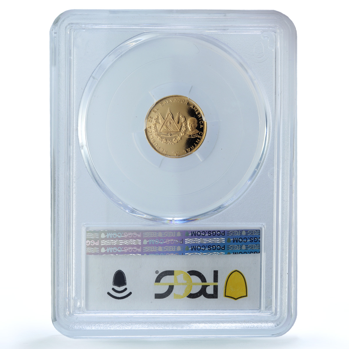 El Salvador 25 colones Independence Fecundidad Dali PR 68 PCGS gold coin 1971 El Salvador 25 colones Independence Fecundidad Dali PR 68 PCGS gold coin 1971
