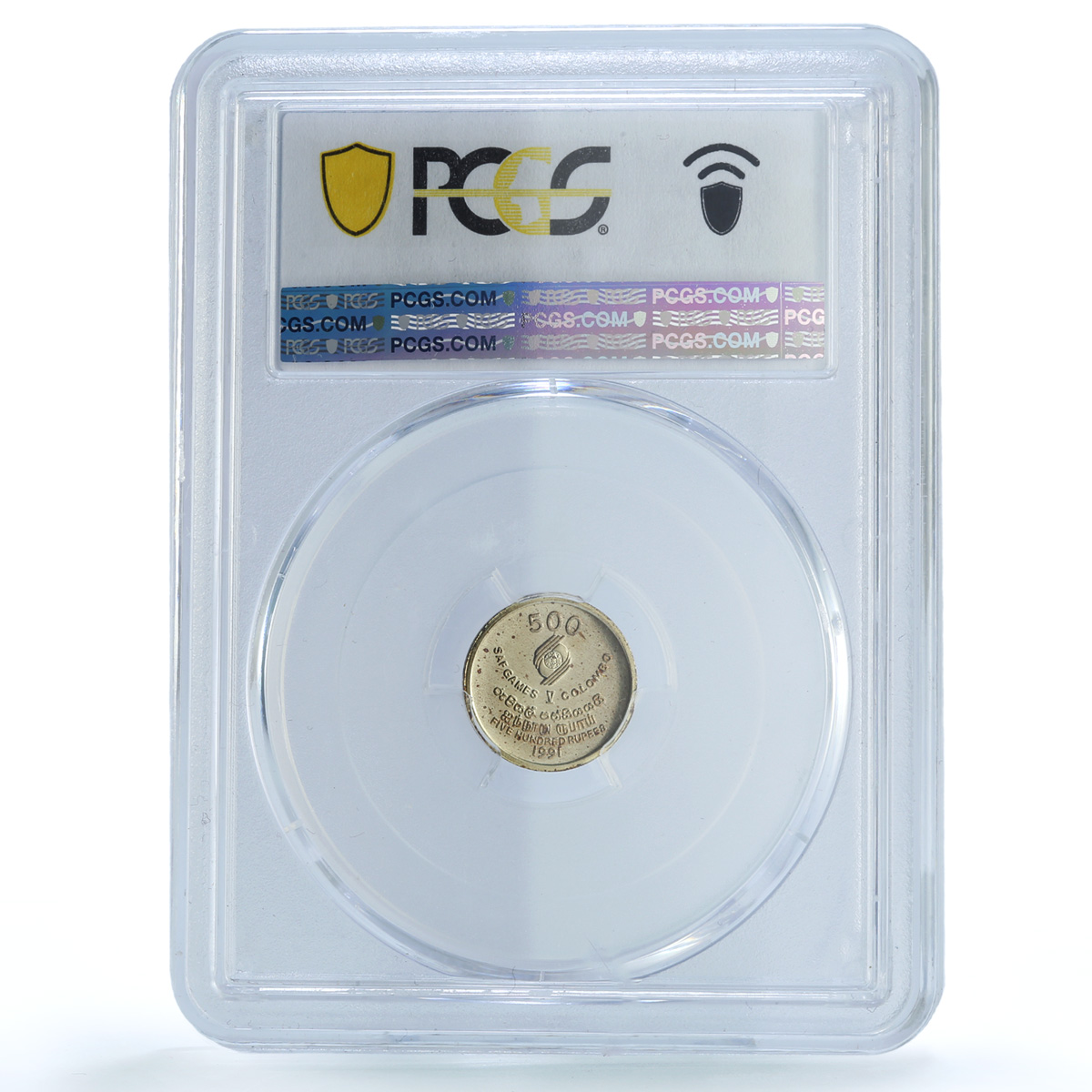 Sri Lanka 500 rupees Asian Games Colombo KM-153 Sports PR 68 PCGS gold coin 1991 Sri Lanka 500 rupees Asian Games Colombo KM-153 Sports PR 68 PCGS gold coin 1991