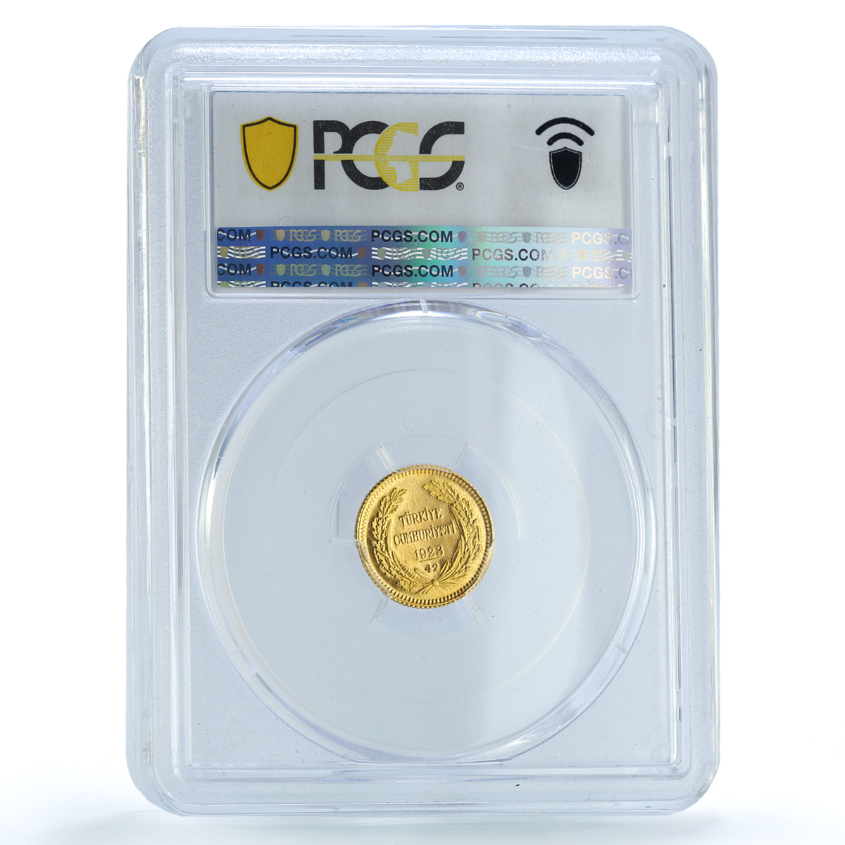 Turkiye 25 kurush Ataturk 1923/42 KM-851 MS 64 gold coin 1965 Turkiye 25 kurush Ataturk 1923/42 KM-851 MS 64 gold coin 1965