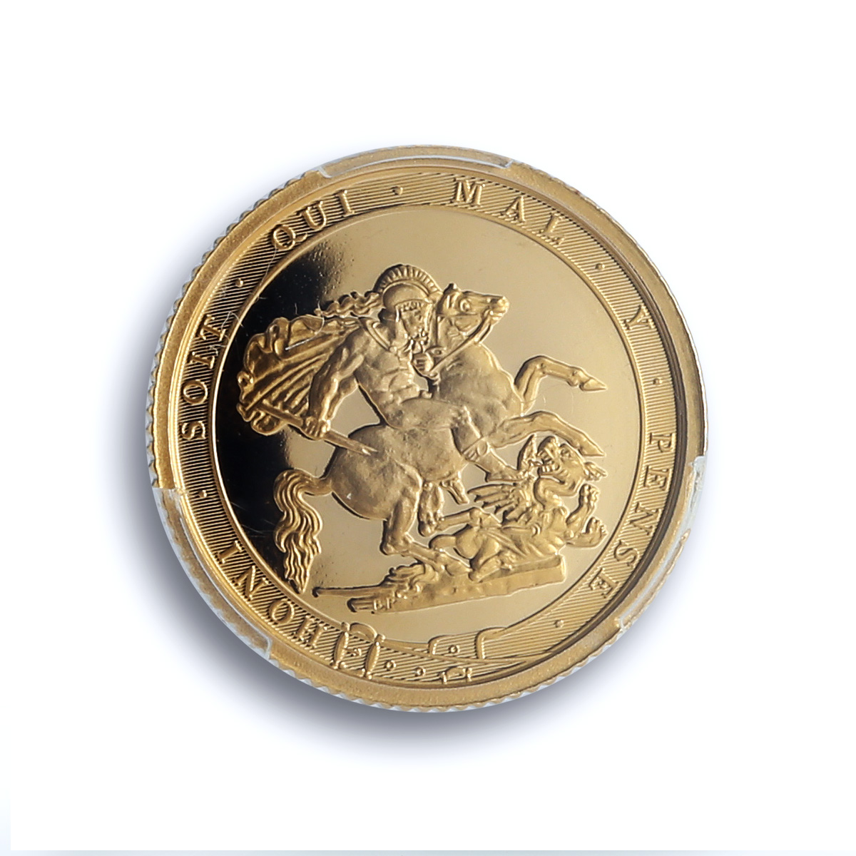 Britain 1/2 sovereing Elizabeth II Garter Type S-SB11 PR 70 PCGS gold coin 2017 Britain 1/2 sovereing Elizabeth II Garter Type S-SB11 PR 70 PCGS gold coin 2017