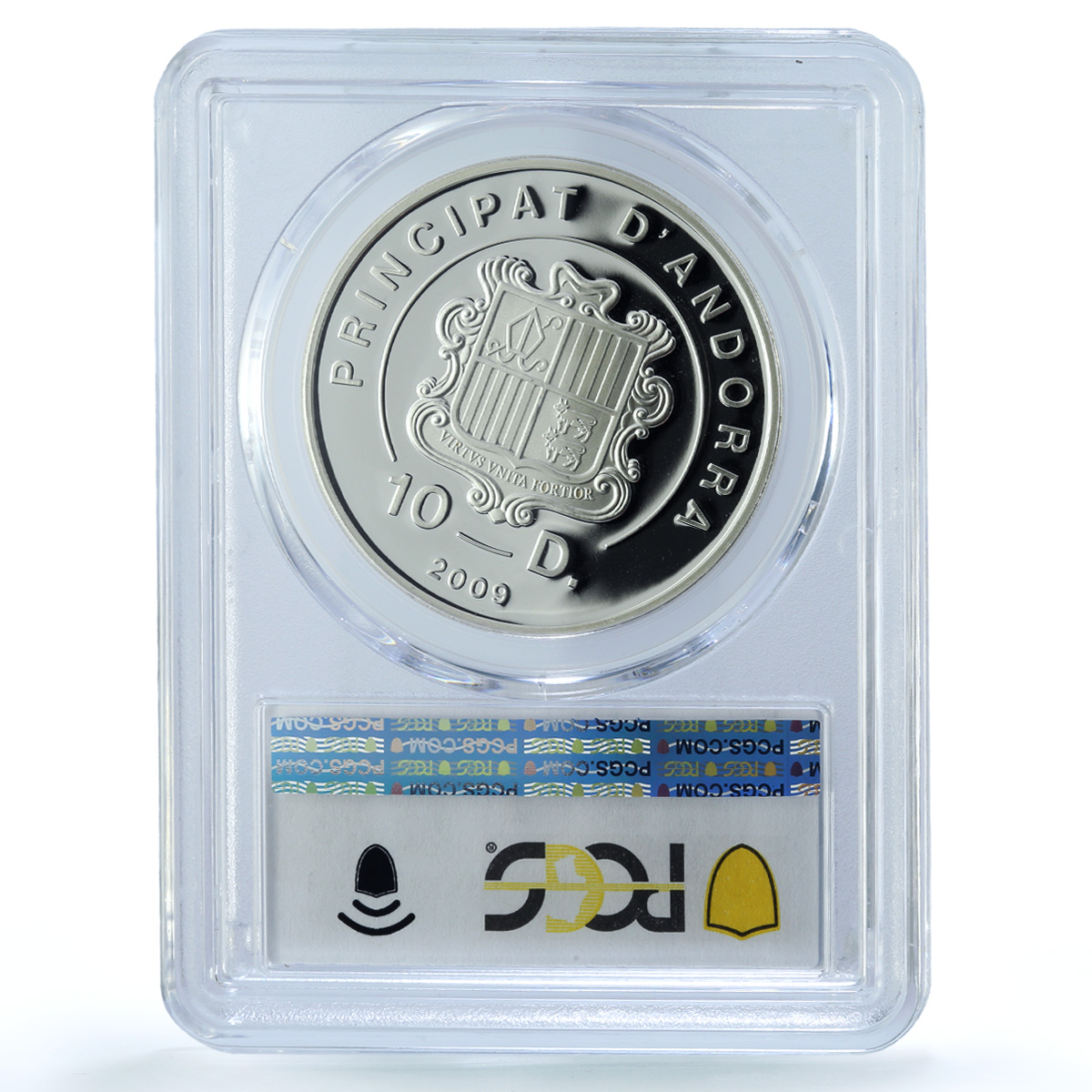 Andorra 10 diners Chopin Dresden KM-321 Music Composer PR 69 PCGS Ag coin 2009 Andorra 10 diners Chopin Dresden KM-321 Music Composer PR 69 PCGS Ag coin 2009
