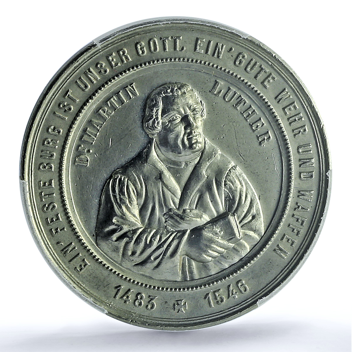 Germany Empire Martin Luther Reformation Whiting-770 UNC PCGS zinc medal 1883 Germany Empire Martin Luther Reformation Whiting-770 UNC PCGS zinc medal 1883