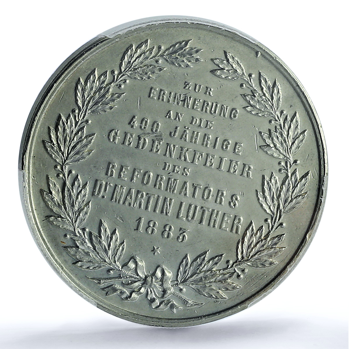 Germany Empire Martin Luther Reformation Whiting-770 UNC PCGS zinc medal 1883 Germany Empire Martin Luther Reformation Whiting-770 UNC PCGS zinc medal 1883
