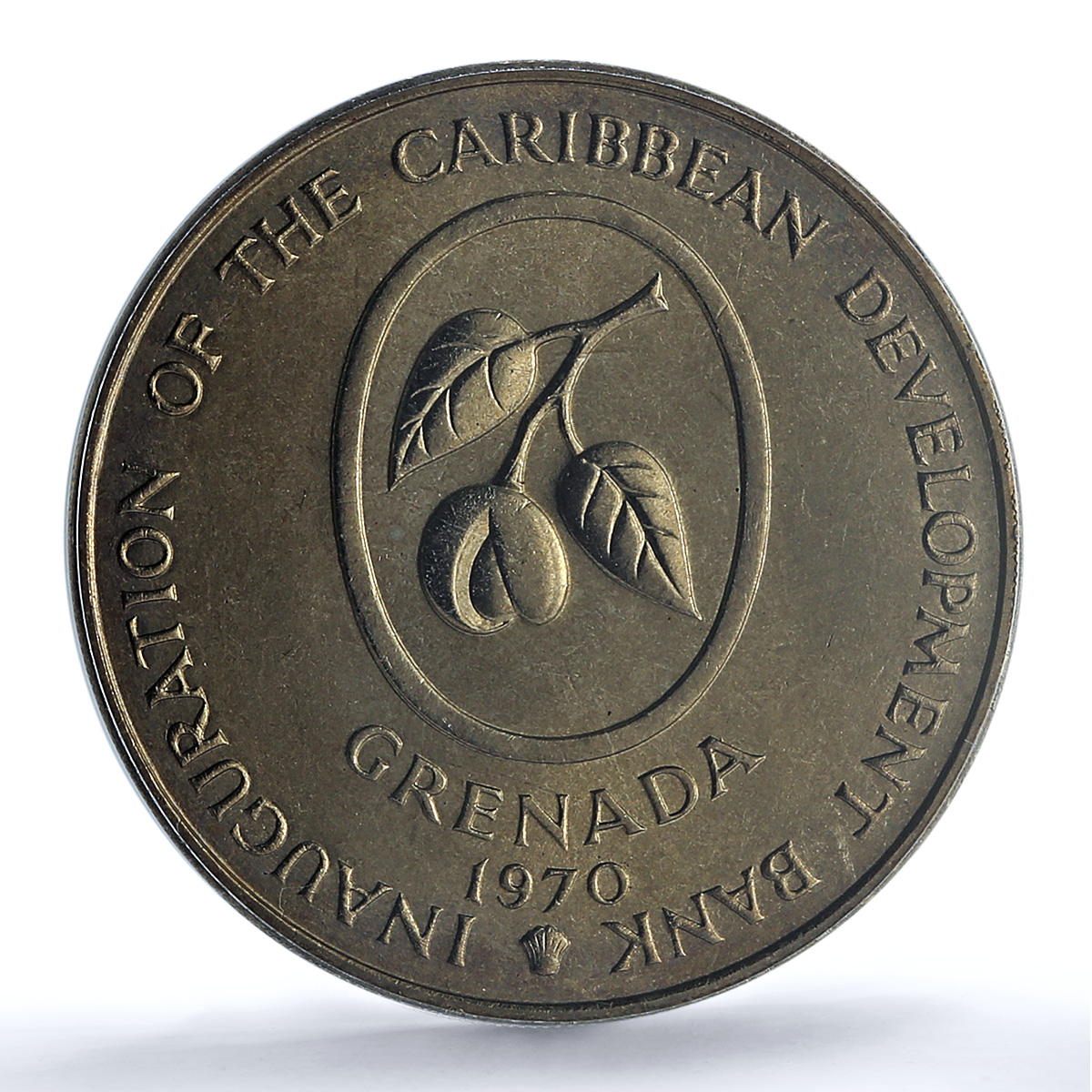 Grenada 4 dollars Caribbean Bank KM-15 FAO Food Day MS 67 PCGS CuNi coin 1970 Grenada 4 dollars Caribbean Bank KM-15 FAO Food Day MS 67 PCGS CuNi coin 1970