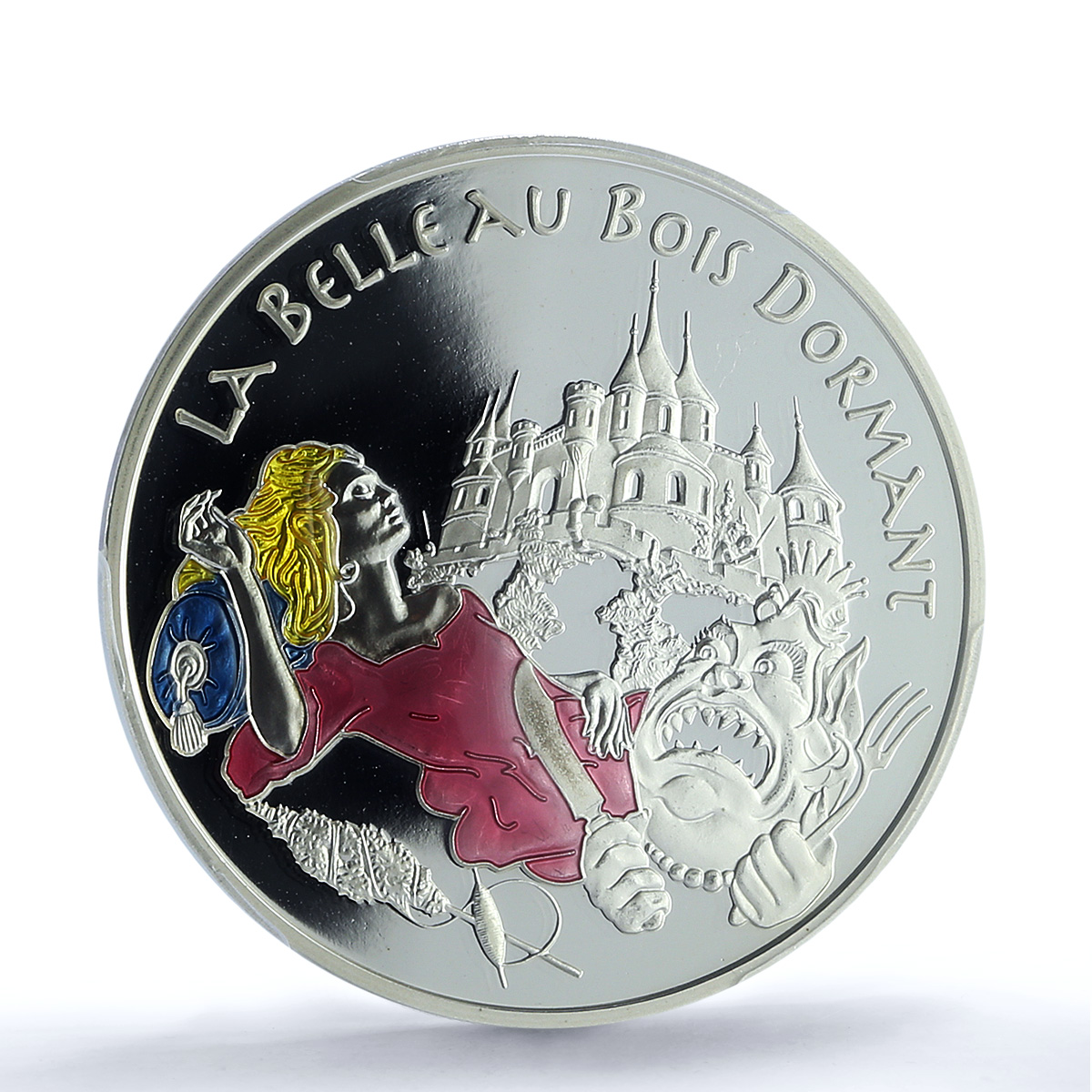 France 1 1/2 euro Sleeping Beauty Belle Bois Literature PR70 PCGS Ag coin 2003 France 1 1/2 euro Sleeping Beauty Belle Bois Literature PR70 PCGS Ag coin 2003