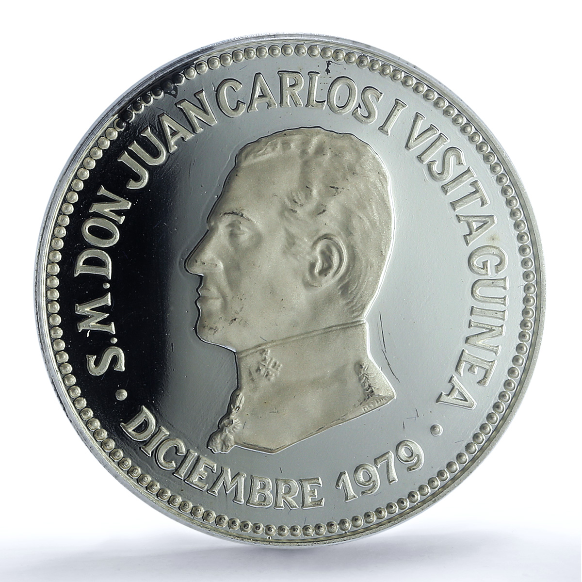 Guinea Equatorial 2000 bipkwele Juan Carlos X#6 RE PR67 PCGS silver coin 1979-80 Guinea Equatorial 2000 bipkwele Juan Carlos X#6 RE PR67 PCGS silver coin 1979-80