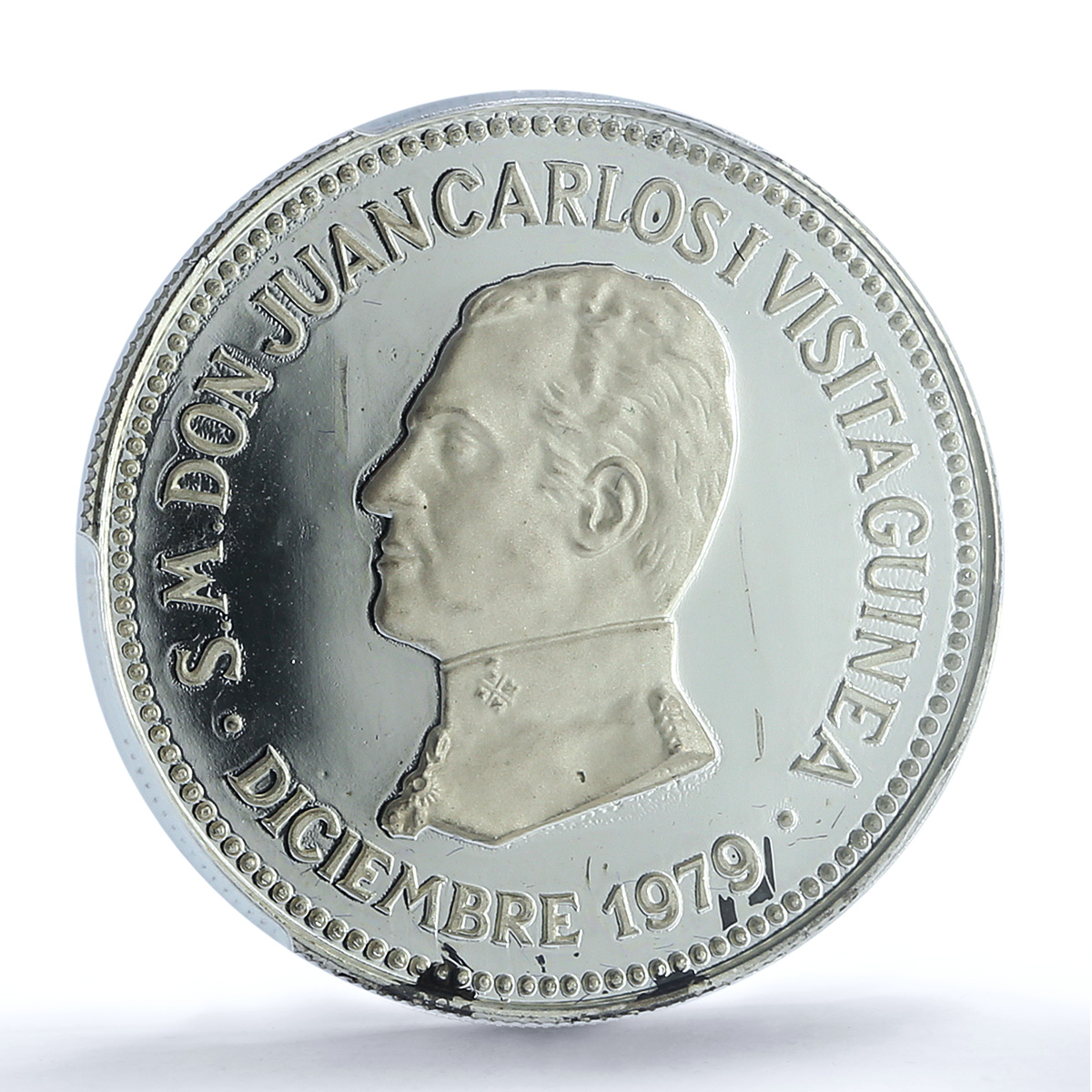 Guinea Equatorial 1000 bipkwele Juan Carlos X#5 RE PR67 PCGS silver coin 1979-80 Guinea Equatorial 1000 bipkwele Juan Carlos X#5 RE PR67 PCGS silver coin 1979-80