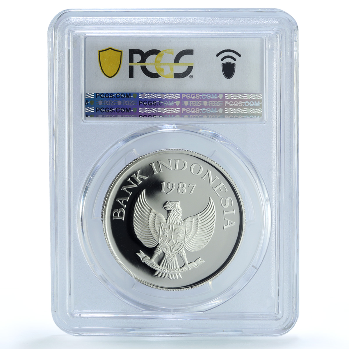 Indonesia 10000 rupiah Babi Rusa KM-45 Wildlife Pig PR 69 PCGS silver coin 1987 Indonesia 10000 rupiah Babi Rusa KM-45 Wildlife Pig PR 69 PCGS silver coin 1987