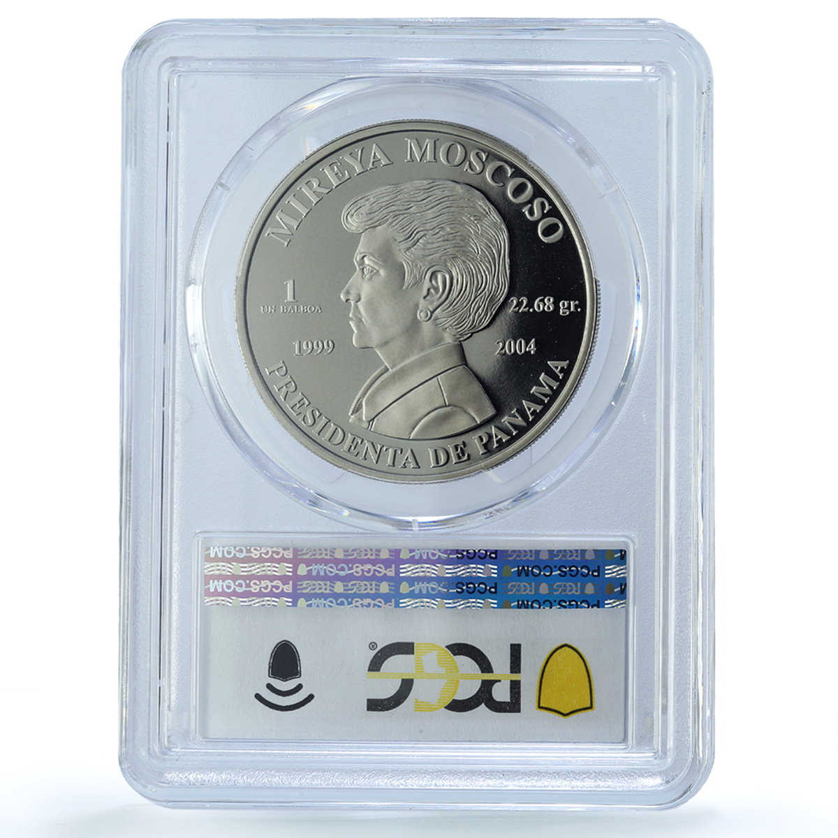 Panama 1 balboa Canal Transfer KM-134 Moscoso Ship PR 69 PCGS CuNi coin 2004 Panama 1 balboa Canal Transfer KM-134 Moscoso Ship PR 69 PCGS CuNi coin 2004