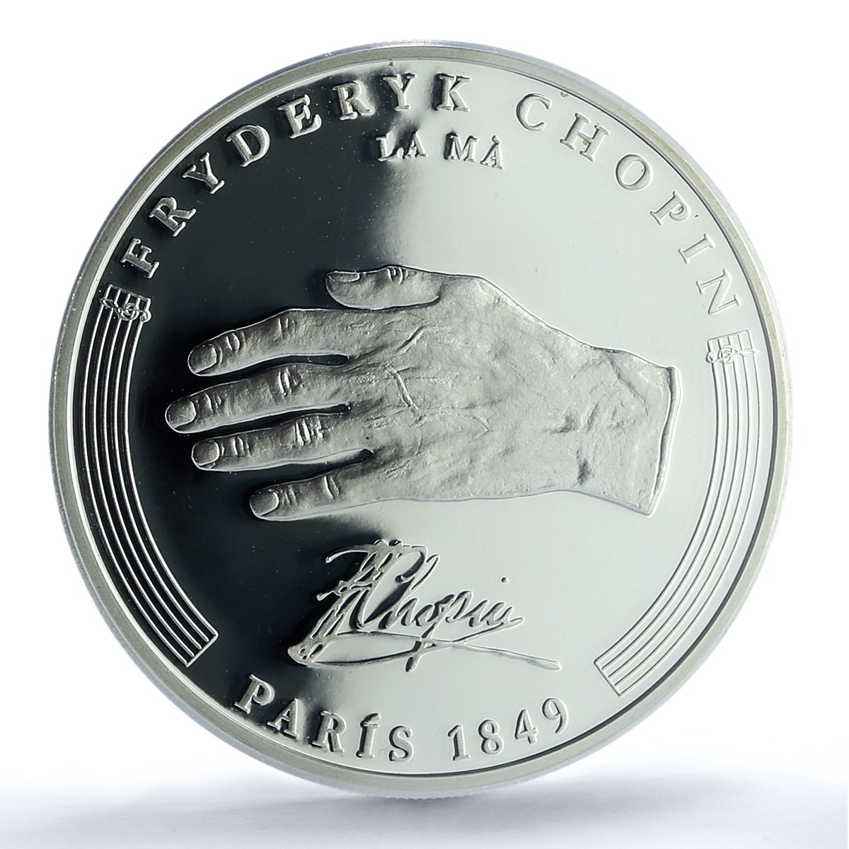 Andorra 10 diners Chopin Paris KM-316 Music Composer PR 70 PCGS silver coin 2009