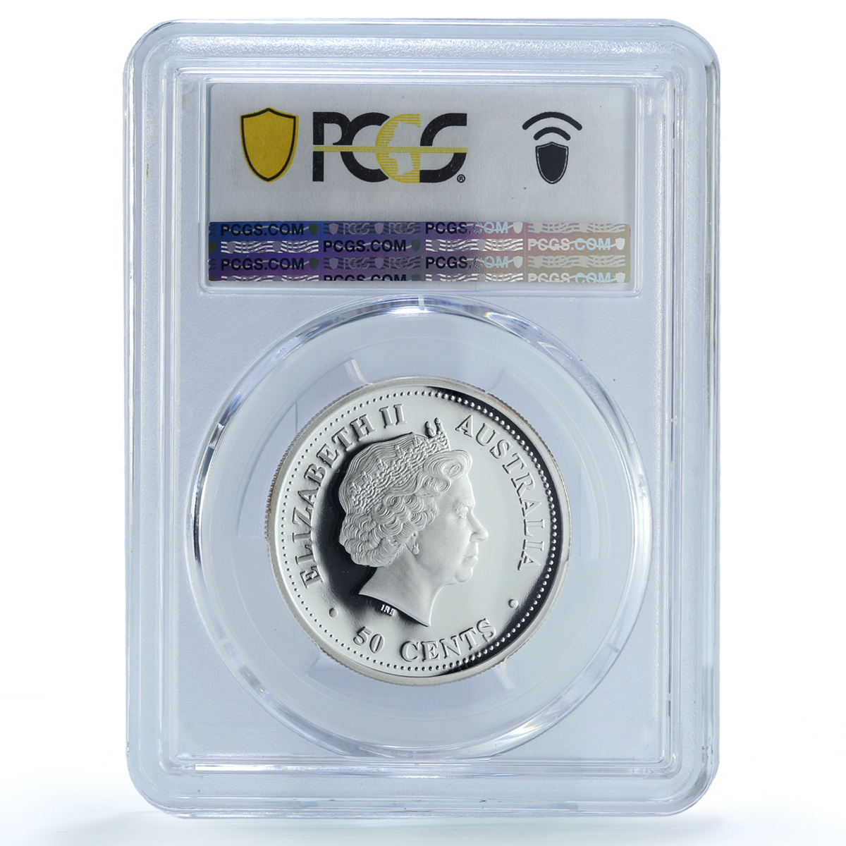 Australia 50 cents Year Dragon KM-522 Lunar Series 1 PR 70 PCGS silver coin 2000