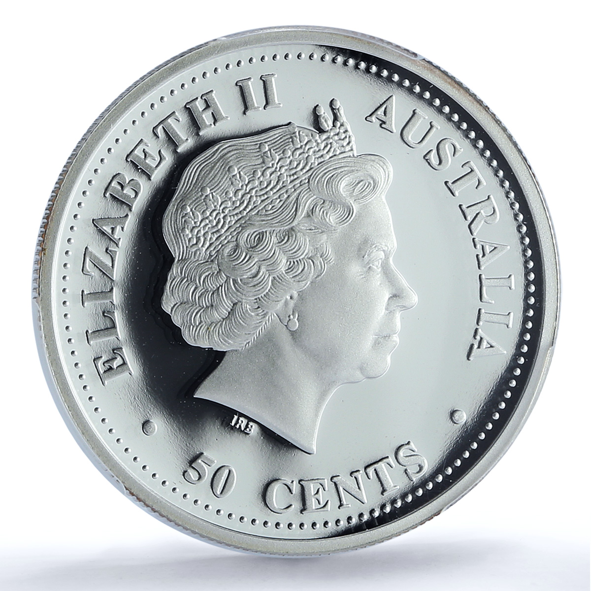 Australia 50 cents Year Dragon KM-522 Lunar Series 1 PR 70 PCGS silver coin 2000