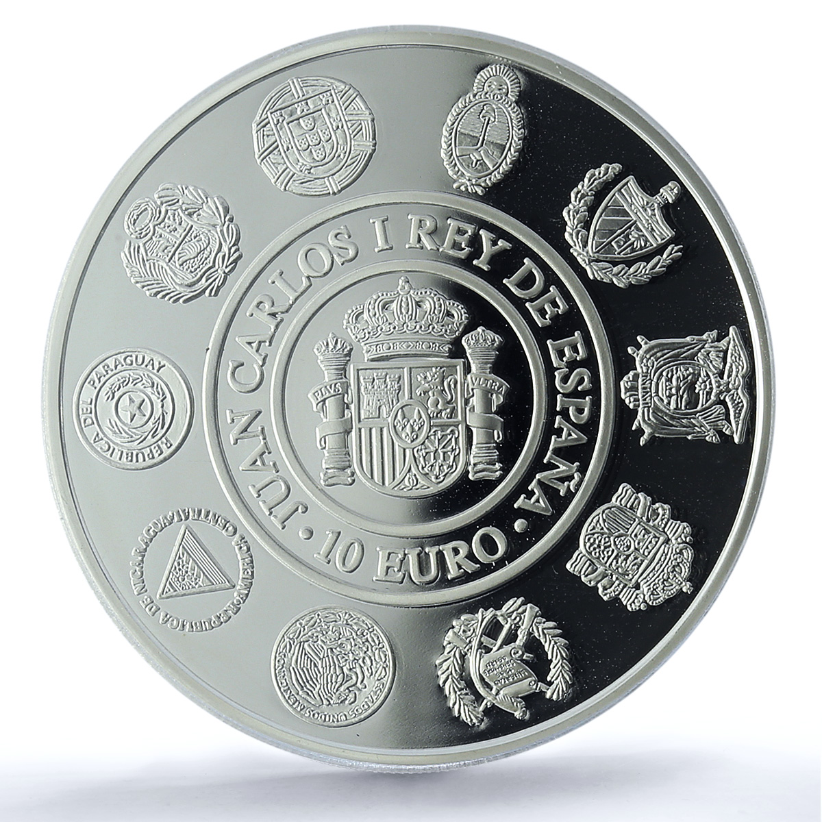 Spain 10 euros Archive Indies KM-1109 Ibero-American PR 69 PCGS silver coin 2005