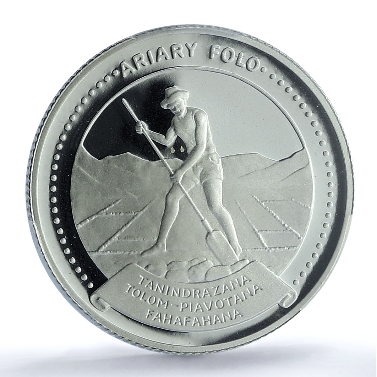 Madagaskar 10 ariary FAO Food Day KM-13a PR 67 PCGS silver coin 1978