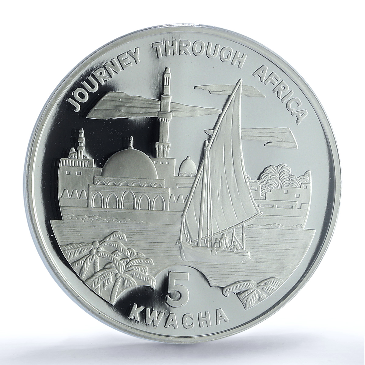 Malawi 5 kwacha Nile KM-168 Journey Africa River Ship PR69 PCGS silver coin 2006 Malawi 5 kwacha Nile KM-168 Journey Africa River Ship PR69 PCGS silver coin 2006